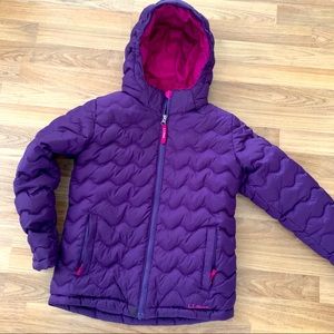 LL Bean Fleece Lined Winter Coat
